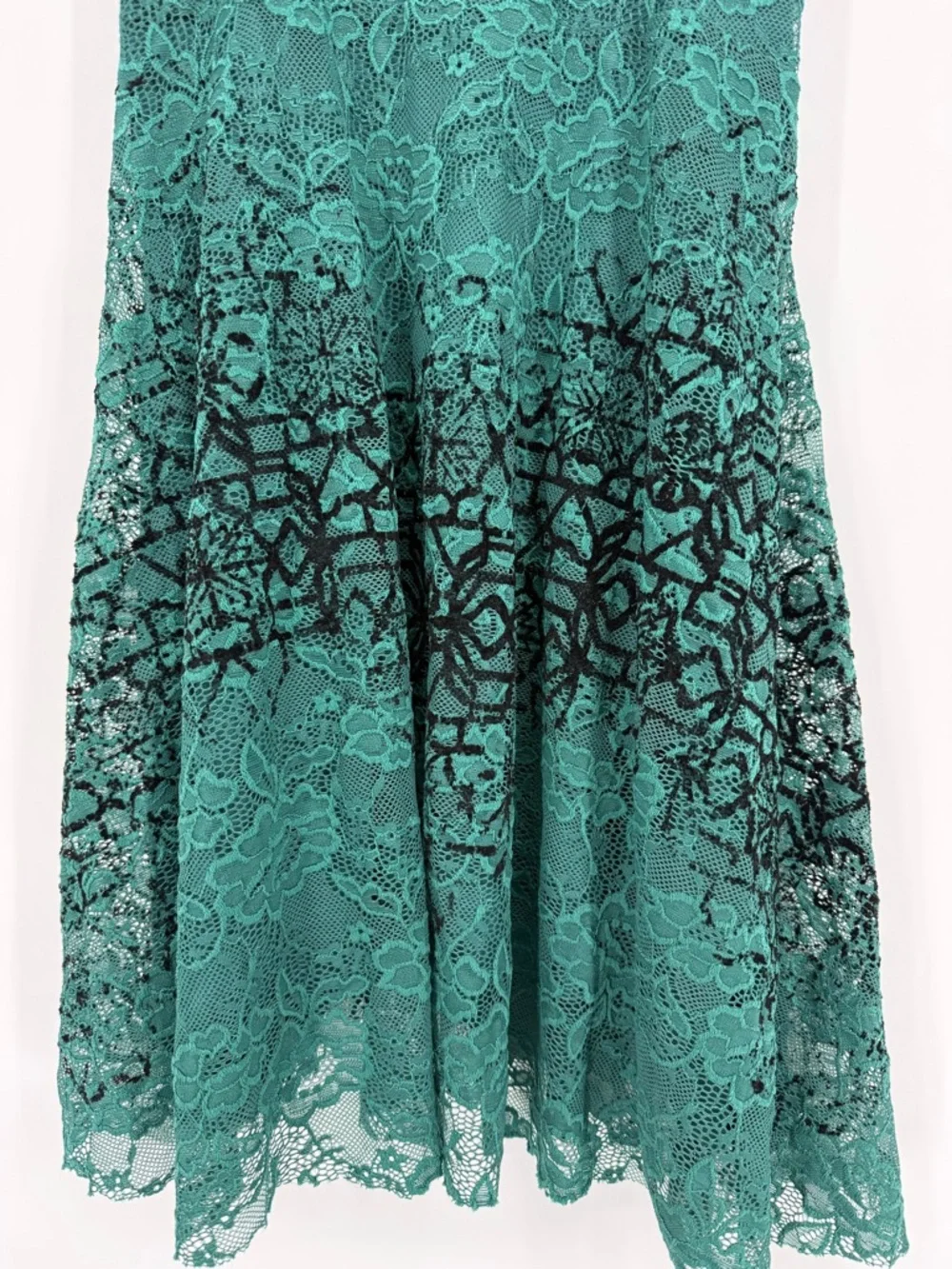 Free‎ People Lace Slip Dress Boho Fairy Grunge Babydoll Medium Forest Whimsical